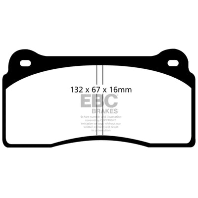 EBC red auto part