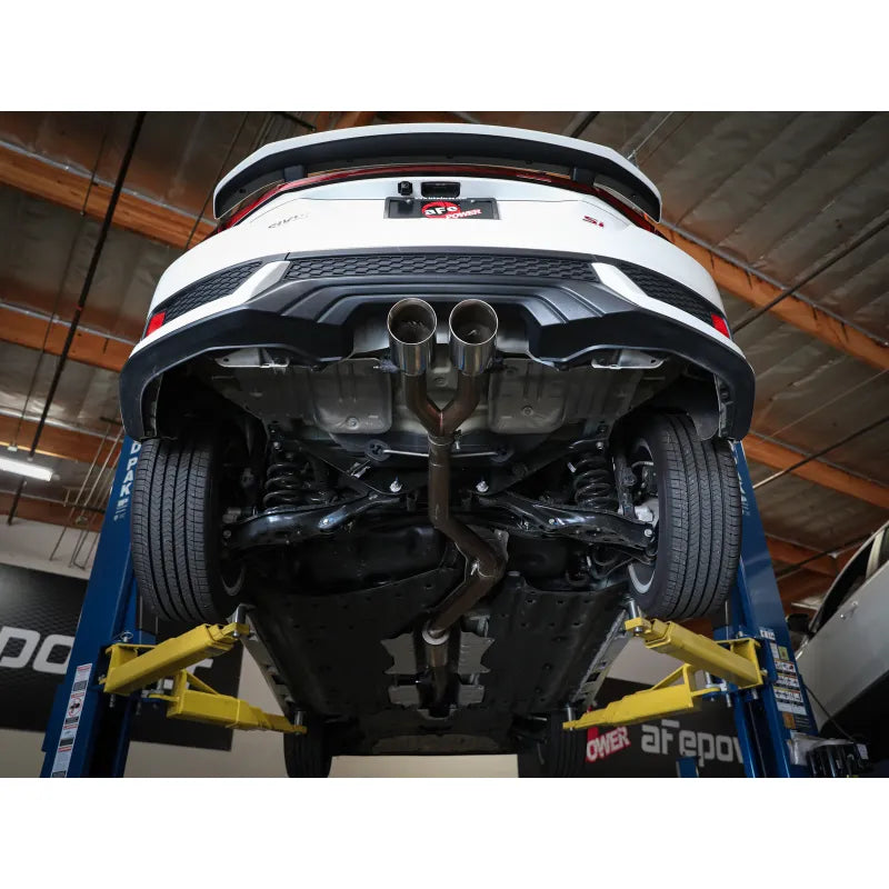 aFe polished cat-back exhaust