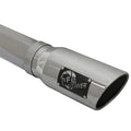 aFe cat-back exhaust close-up