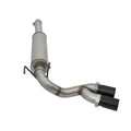 aFe cat-back exhaust detail