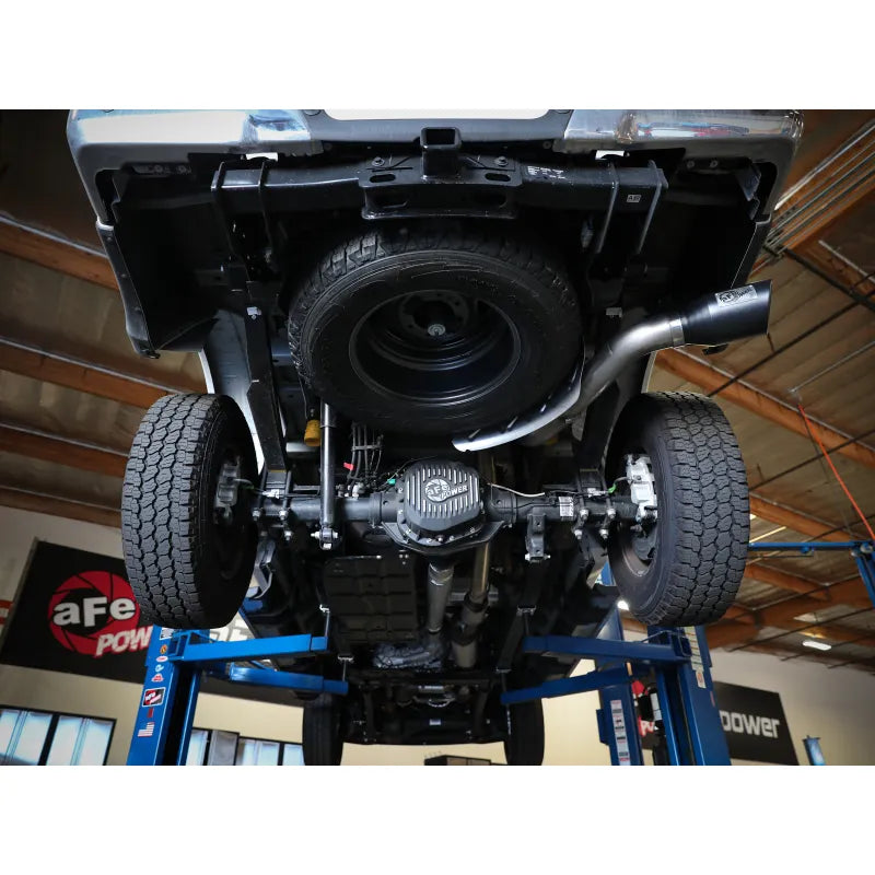 aFe black axle-back exhaust