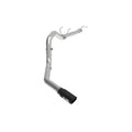 aFe axle-back exhaust installed view