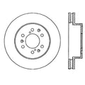 Stoptech auto part close-up