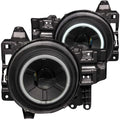 ANZO headlights close-up