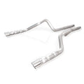Stainless Works cat-back exhaust installed view