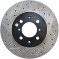 Stoptech auto part close-up
