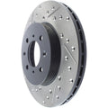 Stoptech auto part installed view