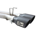 aFe cat-back exhaust detail