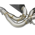aFe cat-back exhaust close-up