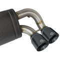 aFe cat-back exhaust installed view