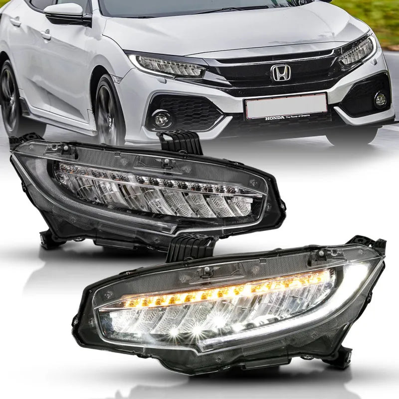 ANZO black headlights