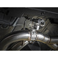aFe axle-back exhaust close-up