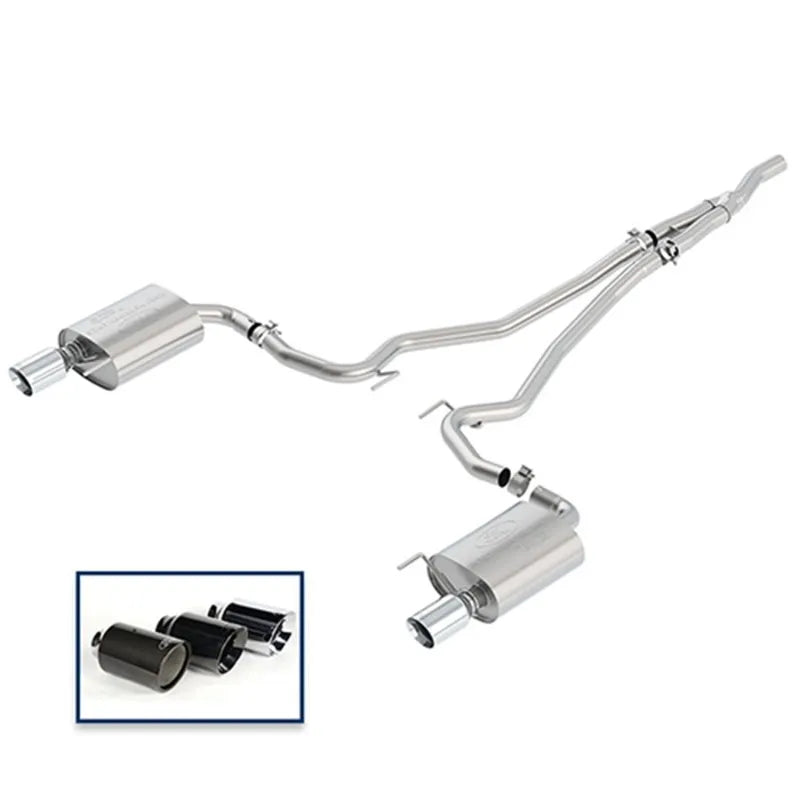 Ford Racing chrome cat-back exhaust