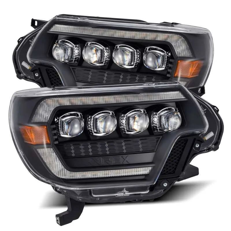 AlphaRex black headlights