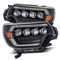 AlphaRex black headlights