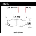 Hawk Performance auto part close-up