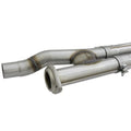 aFe cat-back exhaust detail