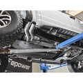 aFe cat-back exhaust installed view
