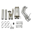 aFe cat-back exhaust close-up