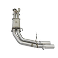 aFe cat-back exhaust detail