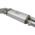aFe cat-back exhaust installed view