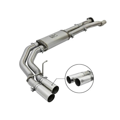 aFe polished cat-back exhaust