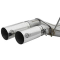 aFe cat-back exhaust close-up
