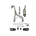 aFe exhaust installed view
