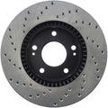 Stoptech auto part installed view