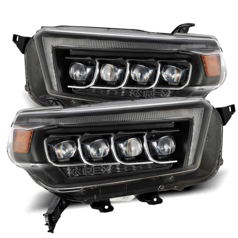 AlphaRex black headlights