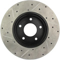Stoptech auto part installed view