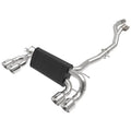 aFe cat-back exhaust installed view