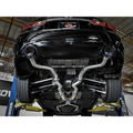 aFe cat-back exhaust detail
