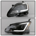 SPYDER headlights close-up