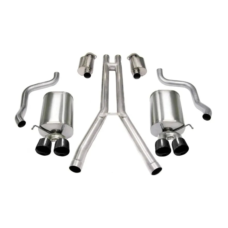 CORSA Performance black cat-back exhaust