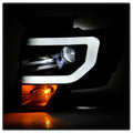 SPYDER headlights installed view