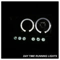 SPYDER headlights close-up