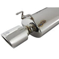 aFe cat-back exhaust installed view