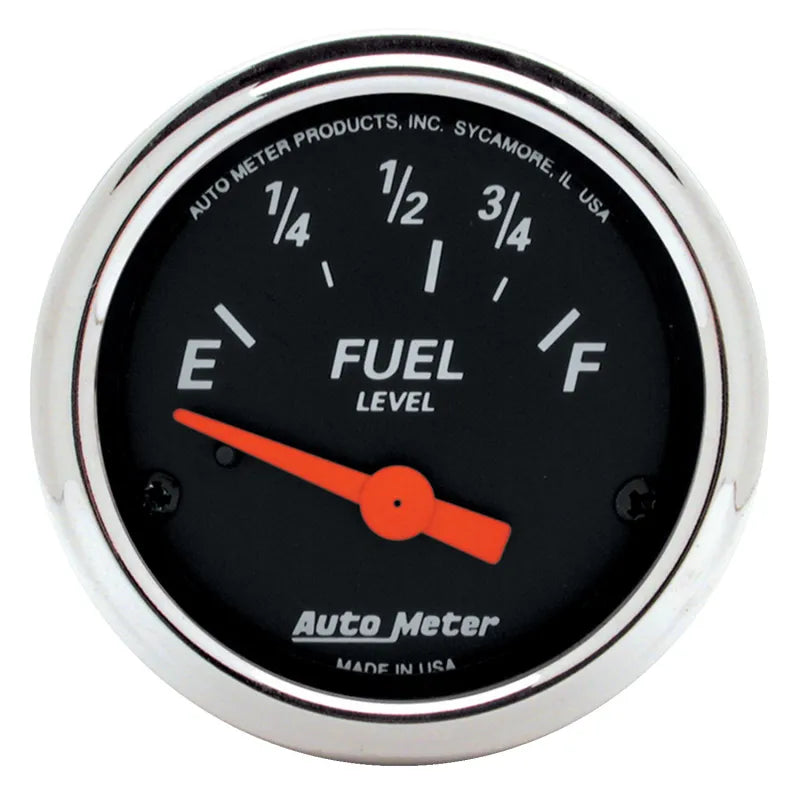 AutoMeter black gauge