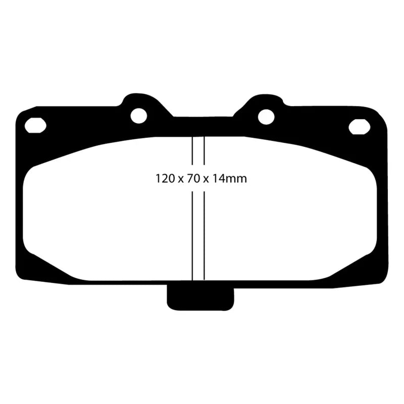 EBC red auto part