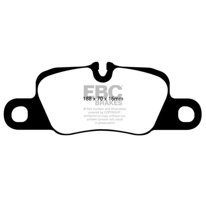 EBC red auto part
