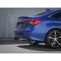 aFe cat-back exhaust close-up