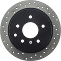 Stoptech auto part close-up