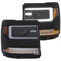 ANZO headlights detail