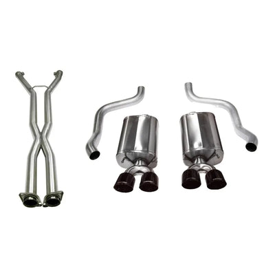 CORSA Performance black cat-back exhaust