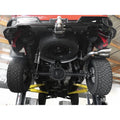 aFe cat-back exhaust installed view