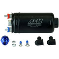 AEM fuel pump installed view