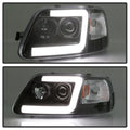 SPYDER headlights close-up