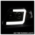 SPYDER headlights close-up