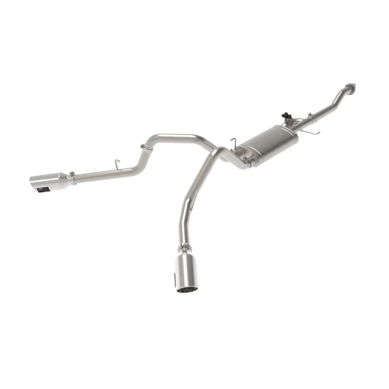 aFe polished cat-back exhaust
